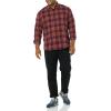 imageAmazon Essentials Mens LongSleeve Flannel Shirt Available in Big ampamp TallPlum Plaid