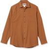 imageAmazon Essentials Mens LongSleeve Flannel Shirt Available in Big ampamp TallToffee Brown