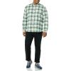 imageAmazon Essentials Mens LongSleeve Flannel Shirt Available in Big ampamp TallWhite Plaid