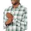 imageAmazon Essentials Mens LongSleeve Flannel Shirt Available in Big ampamp TallWhite Plaid
