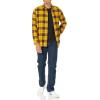 imageAmazon Essentials Mens LongSleeve Flannel Shirt Available in Big ampamp TallYellow Plaid