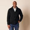 imageAmazon Essentials Mens LongSleeve Fleece ShawlCollar CardiganBlack