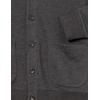 imageAmazon Essentials Mens LongSleeve Fleece ShawlCollar CardiganCharcoal Heather