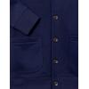 imageAmazon Essentials Mens LongSleeve Fleece ShawlCollar CardiganNavy