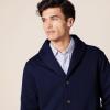 imageAmazon Essentials Mens LongSleeve Fleece ShawlCollar CardiganNavy