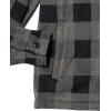 imageAmazon Essentials Mens LongSleeve Polar Fleece Shirt Jacket for WinterBlack Charcoal Buffalo Plaid