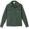 imageAmazon Essentials Mens LongSleeve Polar Fleece Shirt Jacket for WinterDark Green