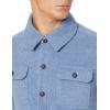 imageAmazon Essentials Mens LongSleeve Polar Fleece Shirt Jacket for WinterIndigo Blue Heather
