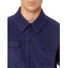 imageAmazon Essentials Mens LongSleeve Polar Fleece Shirt Jacket for WinterNavy