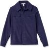 imageAmazon Essentials Mens LongSleeve Polar Fleece Shirt Jacket for WinterNavy