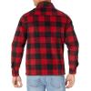 imageAmazon Essentials Mens LongSleeve Polar Fleece Shirt Jacket for WinterRed Buffalo Check