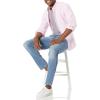 imageAmazon Essentials Mens LongSleeve RegularFit Stretch Oxford Shirt Available in Big ampamp TallPale Pink