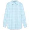imageAmazon Essentials Mens LongSleeve SlimFit Stretch Poplin ShirtLight Blue White Medium Plaid