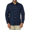 imageAmazon Essentials Mens LongSleeve SlimFit Stretch Poplin ShirtNavy