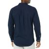 imageAmazon Essentials Mens LongSleeve SlimFit Stretch Poplin ShirtNavy