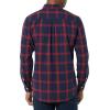 imageAmazon Essentials Mens LongSleeve SlimFit Stretch Poplin ShirtNavy Red Buffalo Plaid