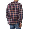 imageAmazon Essentials Mens LongSleeve SlimFit Stretch Poplin ShirtNavy Red Plaid