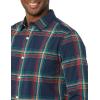 imageAmazon Essentials Mens LongSleeve SlimFit Stretch Poplin ShirtNavy Red Teal Blue Plaid