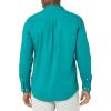 imageAmazon Essentials Mens LongSleeve SlimFit Stretch Poplin ShirtTeal Blue