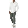 imageAmazon Essentials Mens LongSleeve SlimFit Stretch Poplin ShirtWhite