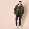 imageAmazon Essentials Mens LongSleeve WaterResistant SherpaLined Puffer JacketDark Olive