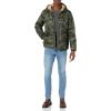 imageAmazon Essentials Mens LongSleeve WaterResistant SherpaLined Puffer JacketGreen Camo