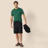 imageAmazon Essentials Mens LooseFit 11quot Long Cargo ShortBlack