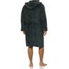 imageAmazon Essentials Mens MidLength Plush RobeCharcoal