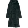 imageAmazon Essentials Mens MidLength Plush RobeCharcoal