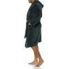imageAmazon Essentials Mens MidLength Plush RobeCharcoal