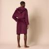 imageAmazon Essentials Mens MidLength Plush RobeDark Burgundy