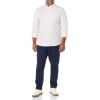 imageAmazon Essentials Mens Oxford Shirt SlimFit Stretch LongSleeve Button UpPale Pink