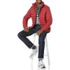 imageAmazon Essentials Mens Packable Lightweight WaterResistant Puffer Jacket Available in Big ampamp TallBrick Red