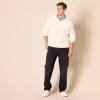 imageAmazon Essentials Mens QuarterZip RibKnit RelaxedFit SweaterEggshell White