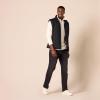 imageAmazon Essentials Mens QuarterZip RibKnit RelaxedFit SweaterEggshell White