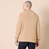 imageAmazon Essentials Mens QuarterZip RibKnit RelaxedFit SweaterLight Camel