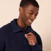 imageAmazon Essentials Mens QuarterZip RibKnit RelaxedFit SweaterNavy