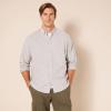 imageAmazon Essentials Mens RegularFit Long Sleeve Oxford ShirtGrey
