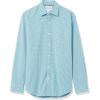 imageAmazon Essentials Mens RegularFit LongSleeve Casual Poplin ShirtAqua Blue Gingham
