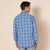 imageAmazon Essentials Mens RegularFit LongSleeve Casual Poplin ShirtAqua Blue Plaid