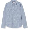 imageAmazon Essentials Mens RegularFit LongSleeve Casual Poplin ShirtBlue Gingham