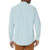imageAmazon Essentials Mens RegularFit LongSleeve Casual Poplin ShirtBlue Green Checked