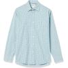 imageAmazon Essentials Mens RegularFit LongSleeve Casual Poplin ShirtBlue Green Checked
