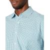 imageAmazon Essentials Mens RegularFit LongSleeve Casual Poplin ShirtBlue Green Checked
