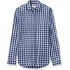 imageAmazon Essentials Mens RegularFit LongSleeve Casual Poplin ShirtBlue Grey Plaid