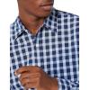 imageAmazon Essentials Mens RegularFit LongSleeve Casual Poplin ShirtBlue Grey Plaid