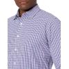 imageAmazon Essentials Mens RegularFit LongSleeve Casual Poplin ShirtBlue Purple Gingham