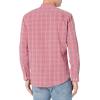 imageAmazon Essentials Mens RegularFit LongSleeve Casual Poplin ShirtBlue Washed Red Plaid