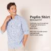 imageAmazon Essentials Mens RegularFit LongSleeve Casual Poplin ShirtBlue Washed Red Plaid