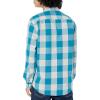 imageAmazon Essentials Mens RegularFit LongSleeve Casual Poplin ShirtBlue White Buffalo Plaid